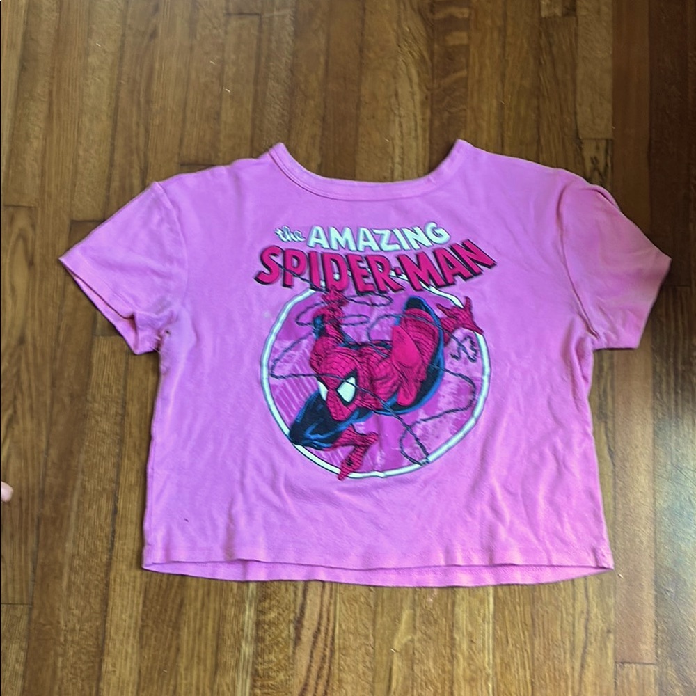 Pink Spider-Man Graphic Tee
